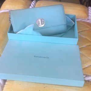 Tiffany WOC iconic Tiffany Blue clutch wallet